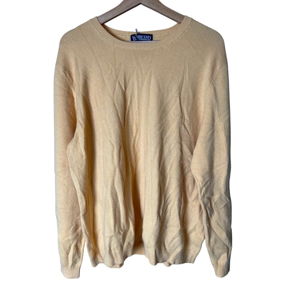 Land's End XL Orange Pullover Women's Sweater Long Sleeve